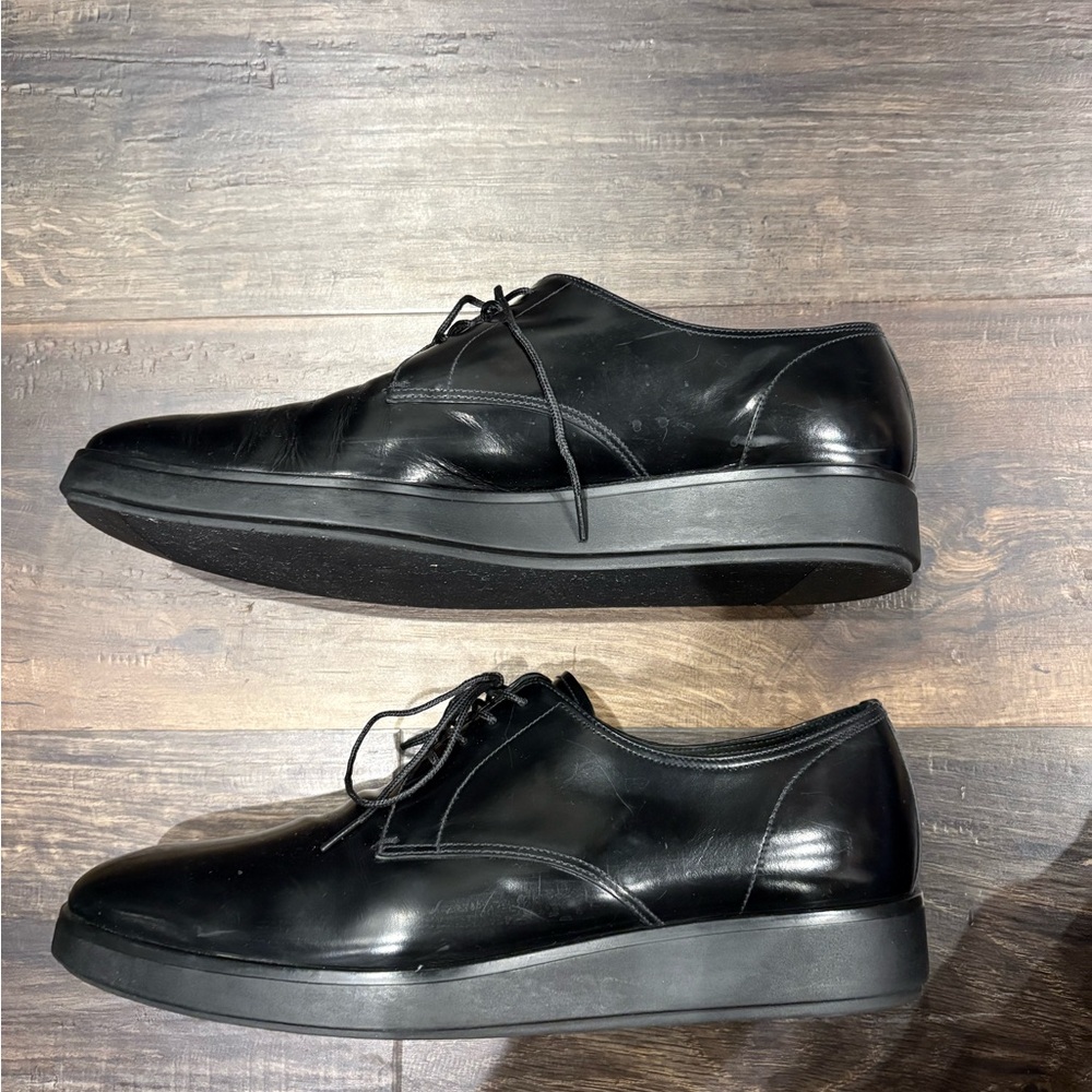 PRADA men’s leather lace-up shoes - Picture 2 of 11